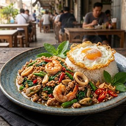 ข้าวผัดกระเพรา