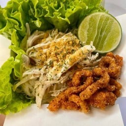 หมี่ไก่ฉีก ขอบคุณ Cup - ตลาดดอกไม้ปากคลองใหม่(เจ้าเก่าหน้าตลาด) ไม่มีสาขา