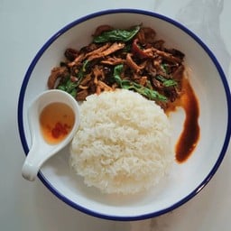 KD ข้าวกระเพราเป็ดย่าง