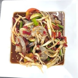 ตำกุ้งสด
