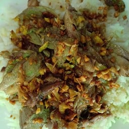 ข้าวราดเป็ดกระเทียม