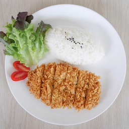 ข้าวหมูทอด
