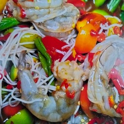 ตำซั่วกุ้งสด