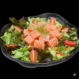 Ys10 สลัดแซลมอน Salmon Salad
