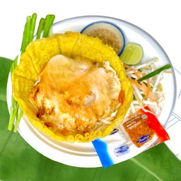 ผัดไทยกระทงทองธรรมดา