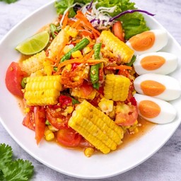 ตำไทยไข่เค็ม