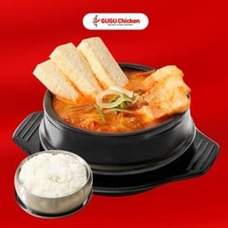 กิมจิจิเก เสิร์ฟพร้อมข้าวสวย