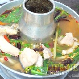 ต้มส้มปลาคัง ใส่ผักกะแยง