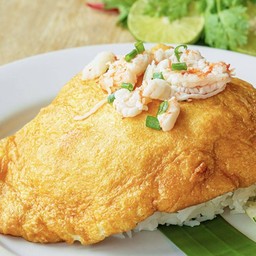 ข้าวไข่เจียวกุ้ง