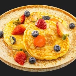 Mixed Berries Honey Pancake