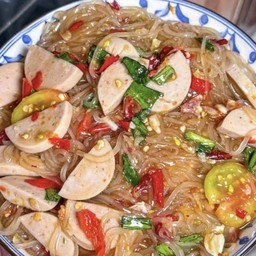 ตำเส้นเล็ก(ปลาร้า)