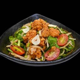 Ys6 ยำไก่แซ่บ Torikaraage Spicy Salad