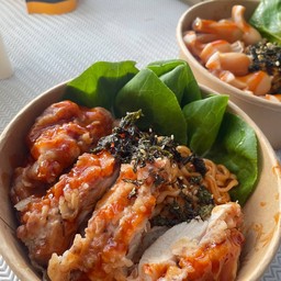 ไก่ทอดรามยอนเกาหลี&ชาใต้แท้100%