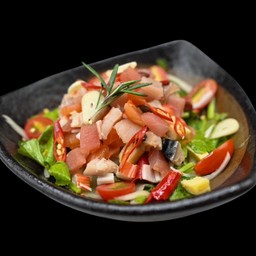 Ys19 ยำปลาดิบรวม Mix Sashimi Spicy Salad