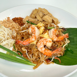 ผัดไทยกุ้งสด