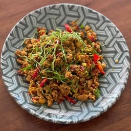 คั่วกลิ้งหมู (กับข้าว) Roasted pork roll