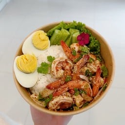 ข้าวลาบกุ้ง