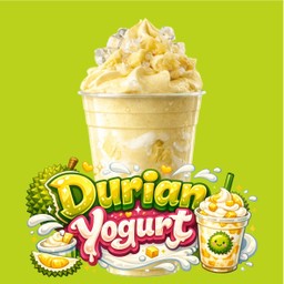 โยเกิร์ตทุเรียนสมูทตี้ Yogurt Durian Smoothie