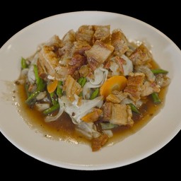 ရန်ကုန်စတိုင် ဝက်ခေါက်ထမင်းပေါင်း Yangon Style Pork Belly Chopsuey Rice