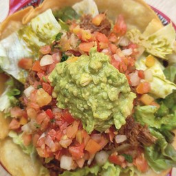 Beef Birria Tostada Salad