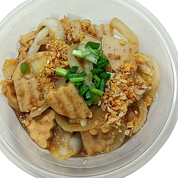 ข้าวหมูยอ ผัดน้ำมันหอย