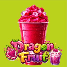 แก้วมังกรสมูทตี้ Dragon Fruit Smoothie
