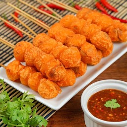 ลูกชิ้นเนื้อ (ชุบแป้งทอด)