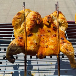 ไก่ย่างครึ่งตัว