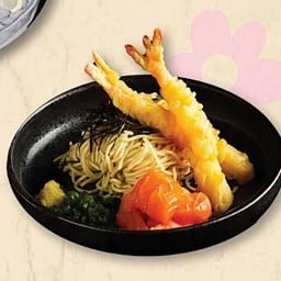 Tempura+salmon sobaโซะบะเทมปุระ + แซลมอน