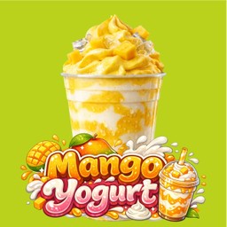 มะม่วงโยเกิร์ตสมูทตี้ Mango Yogurt Smoothie
