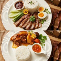 หมูอบสับปะรด (สูตรโบราณ) ร้านอาหมูขี้โม้ โนนม่วง