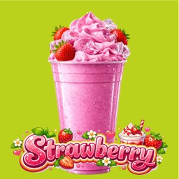 สตอเบอรี่สมูทตี้ Strawberry Smoothie