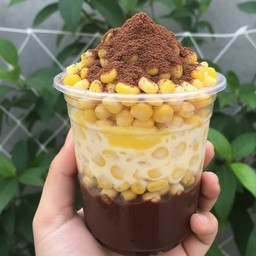 ข้าวโพดคลุกเนย ช็อกโกแลต โอวัลตินภูเขาไฟ