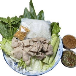 เมี่ยงหมูนุ่ม+หมูสันคอ
