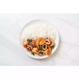 ข้าวกระเพรา ทะเล