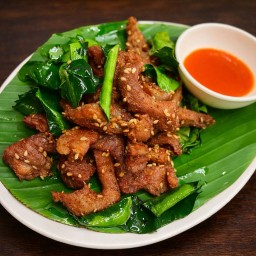 เนื้อหมูนุ่ม มันน้อย รสชาติดี ติดใจมากค่ะ