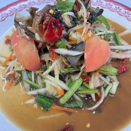 ตำปูปลาร้า+หอยโข่ง