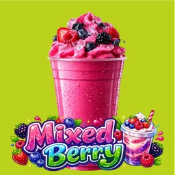 มิกซ์เบอร์รี่สมูทตี้ Mixed Berry Smoothie