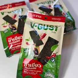 V-GUST ขนมชาเขียวอบกรอบ รส มายด์ชิลลี่