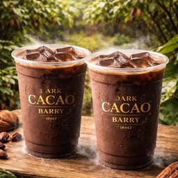 ลดเป็นคู่ Dark Cacao Barry 2แก้ว