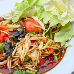ส้มตำปู  ปลาร้า
