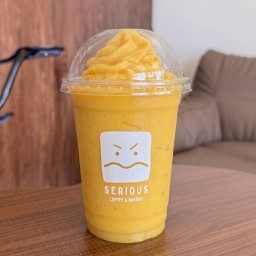 มะม่วงน้ำดอกไม้ปั่น (Mango Smoothie)