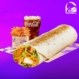 [อร่อยซ่ากับโค้ก] Crispy Chicken Burrito Combo