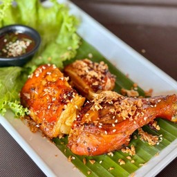 สะโพกไก่ย่างสมุนไพร