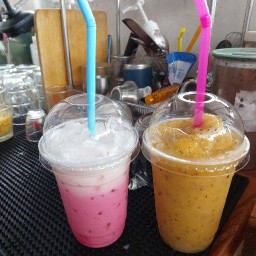 ปังปังเย็น เนยแท้ ชา นม แฟสด ผลไม้สดปั่น สาขาวังทองหลาง ขนมเครื่องดื่ม อาหารว่างรับจัด เบรค