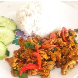 เครื่องแกง ราดข้าว