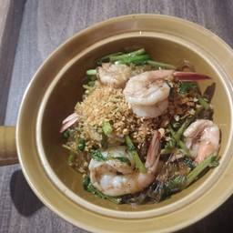 กุ้งอบวุ้นเส้นใหญ่