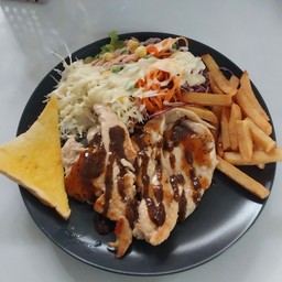 สเต็กไก่พริกไทยดำ