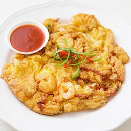 ไข่เจียวกุ้ง