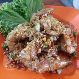 กุ้งผัดพริกเกลือ